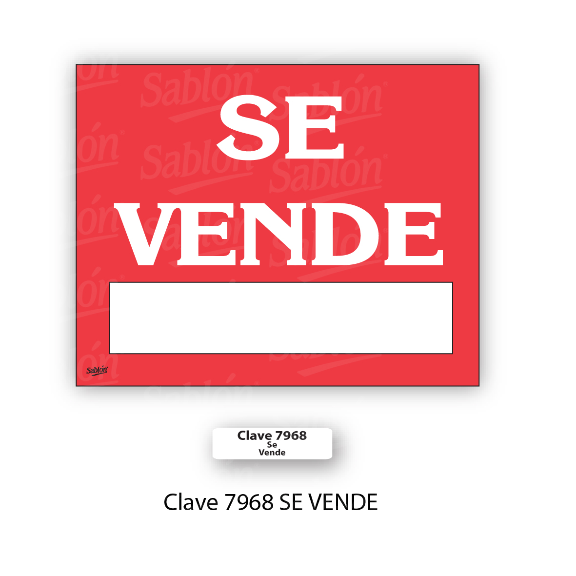 SENAL DE SE VENDE 7968